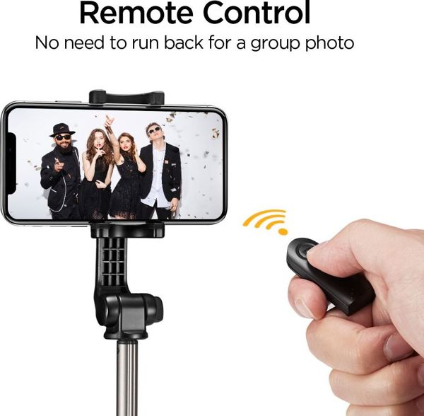 Selfie stick Spigen S540W Tripod Peach Ασύρματο Μαύρο