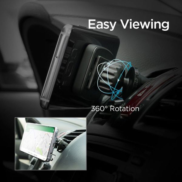 Car holder SPIGEN - H12 Magnetic with grille attachment 8809466643101