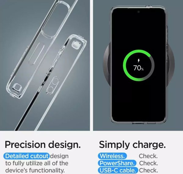 Spigen Spigen Liquid Crystal, crystal clear - Samsung Galaxy S24+