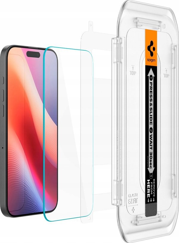 Spigen Spigen Glas.TR iPhone 16 Pro "EZ FIT" διάφανο σκληρυμένο γυαλί AGL07935