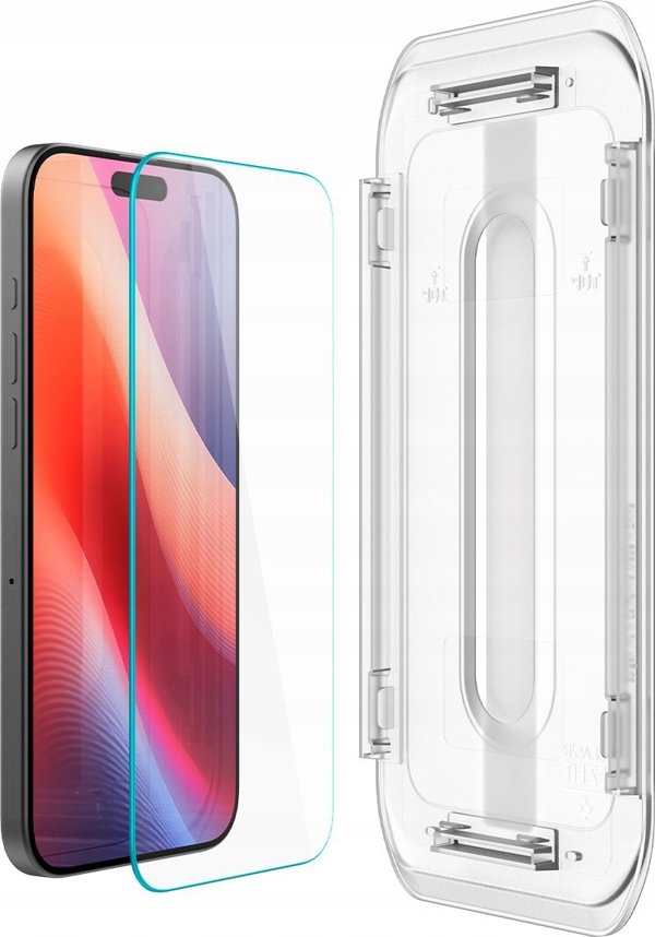 Spigen Spigen Glas.TR iPhone 16 Pro "EZ FIT" διάφανο σκληρυμένο γυαλί AGL07935