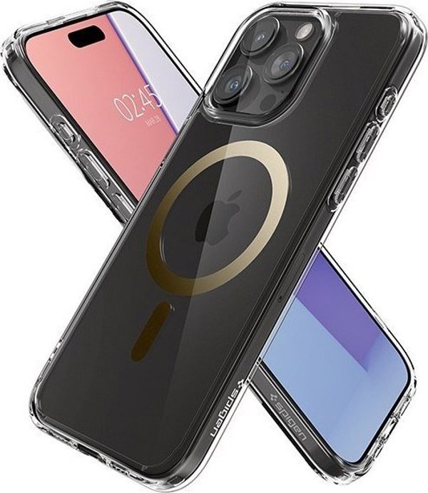 Spigen Spigen Ultra Hybrid MAG iPhone 15 Pro Max 6,7" Magsafe χρυσό/gold ACS06579