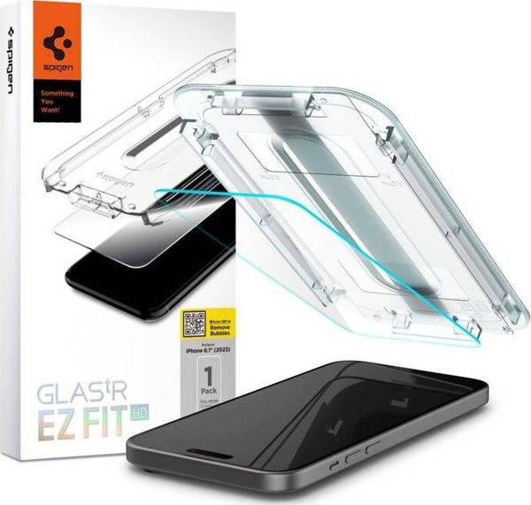 Spigen Tempered Glass - Glas.tr „ez Fit” iPhone 15 Διαφανές