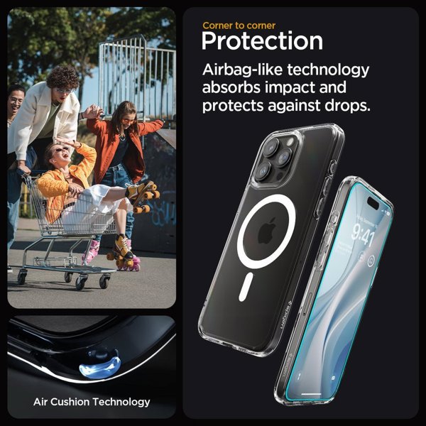 Γυαλί Spigen για θήκη + Εφαρμοστής Glas.tR EZ Fit 1-Pack για iPhone 15 Pro