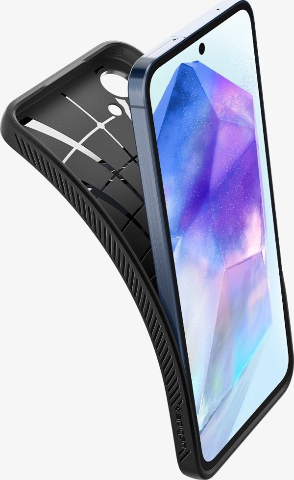 Spigen Spigen Liquid Air, matte black - Samsung Galaxy A55