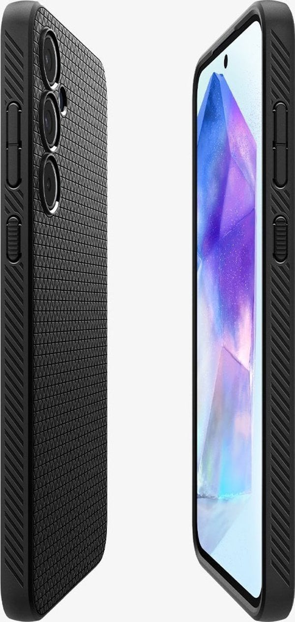 Spigen Spigen Liquid Air, matte black - Samsung Galaxy A55