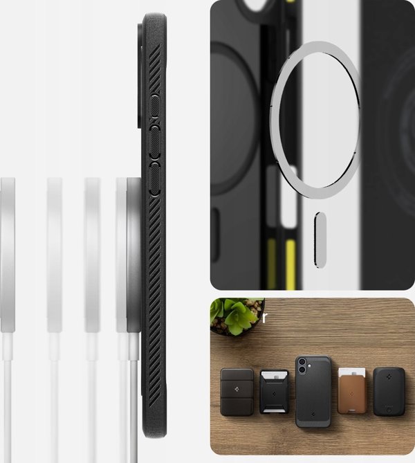 Spigen SPIGEN RUGGED ARMOR MAG MAGSAFE IPHONE 16 PLUS MATTE BLACK