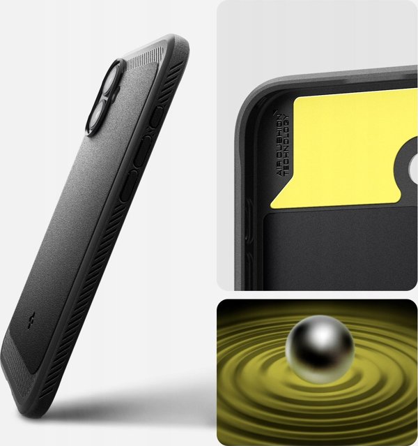 Spigen SPIGEN RUGGED ARMOR MAG MAGSAFE IPHONE 16 PLUS MATTE BLACK