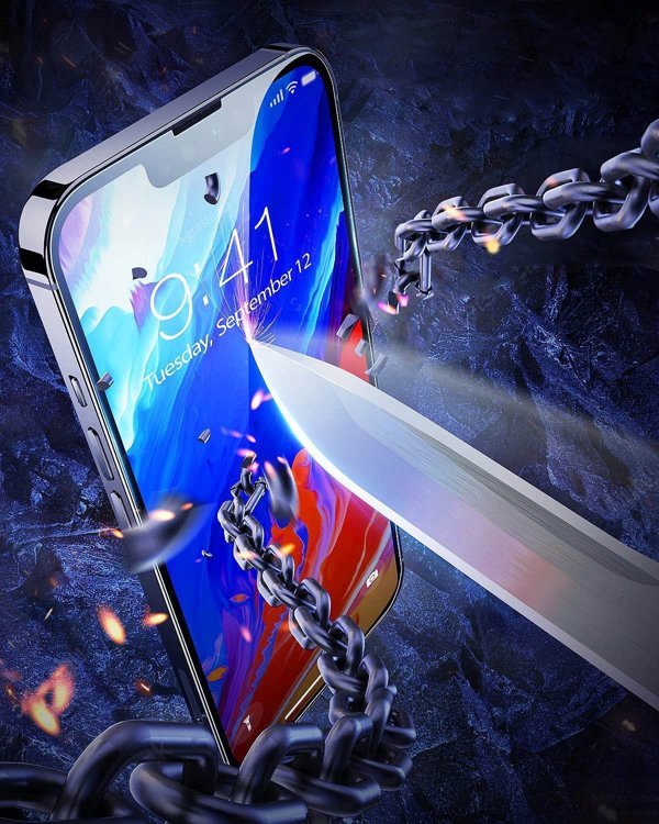 TelForceOne Premium Tempered Glass 2.5D για iPhone 13 / 13 Pro 6,1" / 14 6,1"