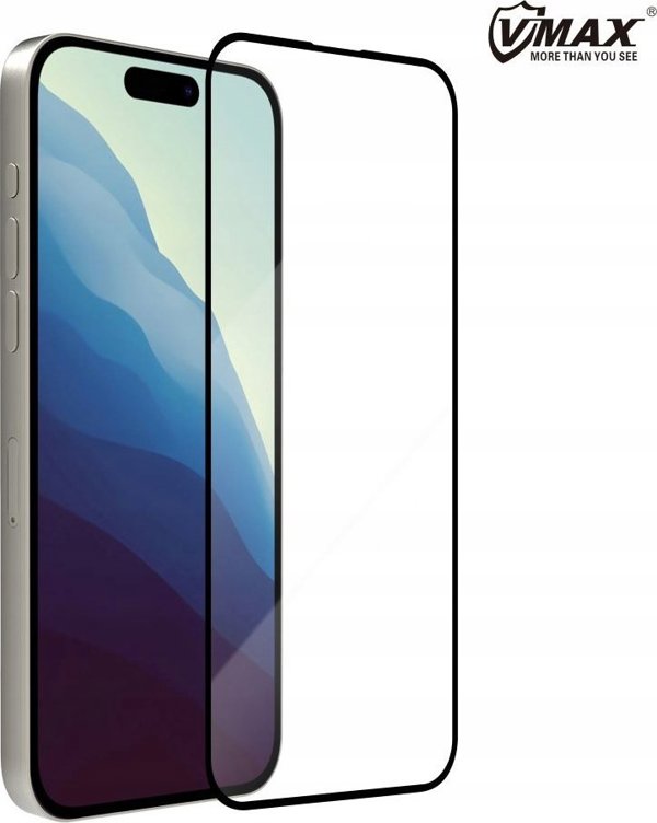 Vmax 9D Full Face Tempered Glass for Apple iPhone 16 Plus