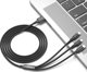 Καλώδιο USB XO Καλώδιο USB XO 3 σε 1 USB-C / Lightning / Micro 2,4A 1,2m (μαύρο)