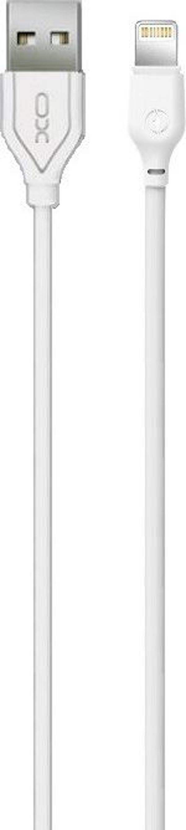 Καλώδιο USB XO USB-A - Lightning 2 m Λευκό (8_2241421)