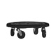A/P ΠΛΑΤΦΟΡΜΑ DOLLY ΣΤΡΟΓΓΥΛΗ  ΠΛΑΣΤΙΚΗ Φ 400mm ΜΕΤΑΦΟΡΑΣ 275Kg 631456