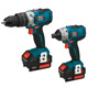 BULLE 18V (BRUSHLESS) ΣΕΤ ΔΡΑΠΑΝΟΚΑΤΣΑΒΙΔΟ 50Nm + ΠΑΛΜΙΚΟ ΚΑΤΣΑΒΙΔΙ 180Nm, 2x4Ah Li-Ion 63436
