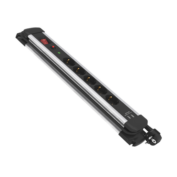 BULLE ΠΟΛΥΠΡΙΖΟ PRO ΜΕ ΠΡΟΣΤΑΣΙΑ 5 ΘΕΣΕΩΝ 3m +2x USB 607057