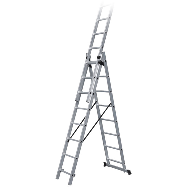 BULLE ΣΚΑΛΑ ΑΛΟΥΜΙΝΙΟΥ ΤΡΙΠΛΗ ΕΠΕΚΤΕΙΝΟΜΕΝΗ - 3x11 ΣΚΑΛΙΑ 631123