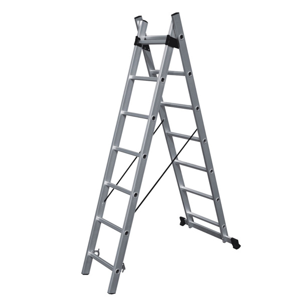 BULLE ΣΚΑΛΑ ΑΛΟΥΜΙΝΙΟΥ ΔΙΠΛΗ ΕΠΕΚΤΕΙΝΟΜΕΝΗ SS 2x7 ΣΚΑΛΙΑ 631110