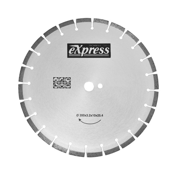 ΔΙΣΚΟΣ ΚΟΠΗΣ ΜΠΕΤΟΝ & ΑΣΦΑΛΤΟΥ Φ 350x25.4mm 603013