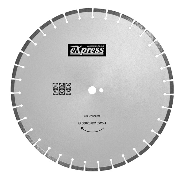 ΔΙΣΚΟΣ ΚΟΠΗΣ ΜΠΕΤΟΝ & ΑΣΦΑΛΤΟΥ Φ 500x25.4mm