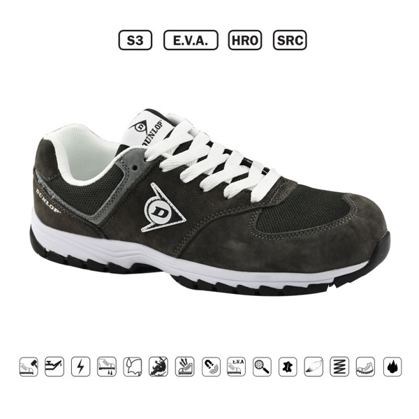 DUNLOP ΠΑΠΟΥΤΣΙΑ ΕΡΓΑΣΙΑΣ SUEDE+MESH FLYING ARROW - ΓΚΡΙ - S3,E.V.A.,HRO,SRC- ΜΕΓΕΘΟΣ43 710846