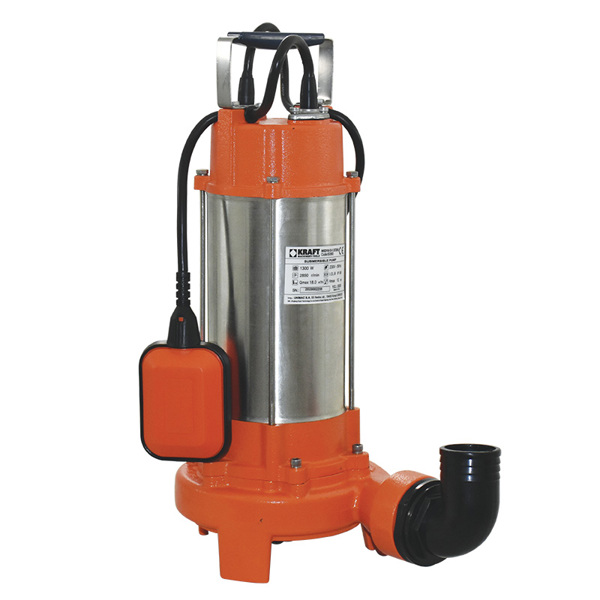 KRAFT ΥΠΟΒΡΥΧΙΑ ΑΝΤΛΙΑ ΛΥΜΑΤΩΝ INOX ΜΕ ΚΟΠΤΗΡΑ 1300W 63560