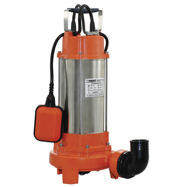 KRAFT ΥΠΟΒΡΥΧΙΑ ΑΝΤΛΙΑ ΛΥΜΑΤΩΝ INOX ΜΕ ΚΟΠΤΗΡΑ 1500W 63561