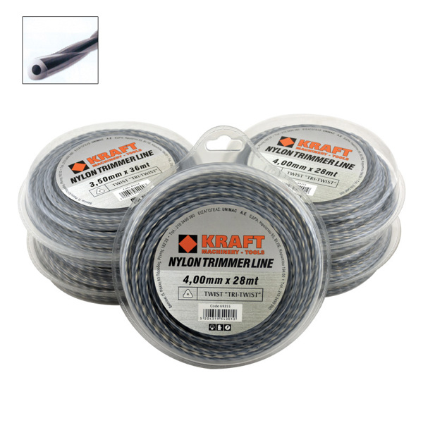 KRAFT ΜΕΣΙΝΕΖΑ ΕΛΙΚΟΕΙΔΗΣ - ΝΗΜΑ ΚΟΠΗΣ TRI-TWIST Φ 3.50mm ΣΥΣΚΕΥΑΣΙΑ 36 ΜΕΤΡΑ (450gr) 69354