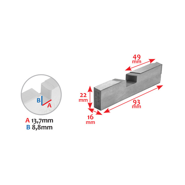 ΜΑΧΑΙΡΙΑ 2 1/2"-4" BSPT HSS ΓΙΑ 43366 43347
