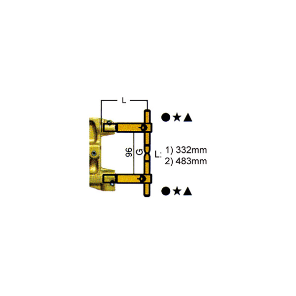 TECNA ΣET ΤΣΙΜΠΙΔΕΣ ΑΕΡ.5004 Φ18 L.332 45914