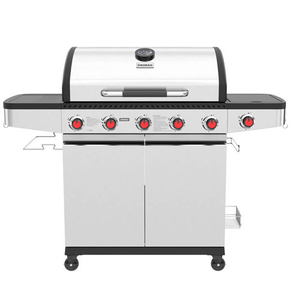 UNIMAC ΨΗΣΤΑΡΙΑ ΥΓΡΑΕΡΙΟΥ INOX BBQ PREMIUM LINE - 5 ΕΣΤΙΕΣ ΚΑΙ 1 ΠΛΑΪΝΟ ΜΑΤΙ - ΓΙΑ ΠΙΤΣΑ 661318