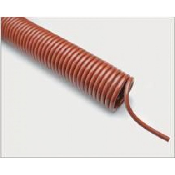 Spiral Rilsan 6/8 10m με ίσιες άκρες Κόκκινο