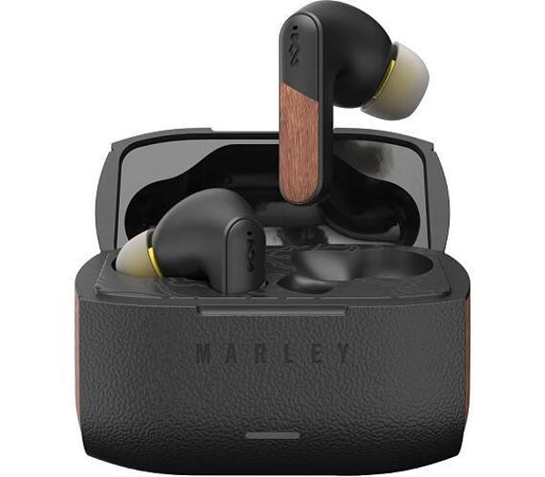 House of Marley Trenchtown ANC EM-DE041-SB True Wireless In-Ear Ακουστικά με Adaptive ANC & Μικρόφωνο – Bluetooth 5.4 – IPX5 – Signature Black