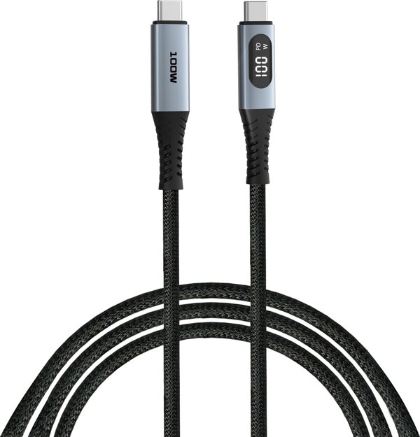 Kabel USB Verbatim USB-C - USB-C 1.2 m Czarny (31848)