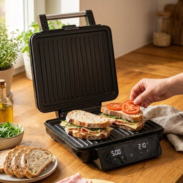 Adler AD 3096 Τοστιέρα 4 σε 1 2200W - Μαύρη