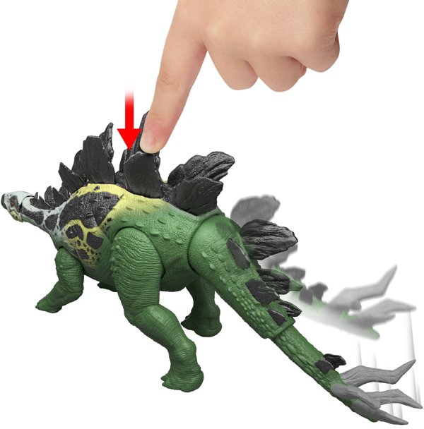 Jurassic World - Dinozaur STEGOZAUR 35,5 cm Gigantyczny atak JKL85
