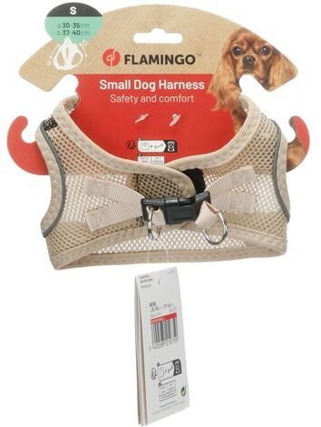 Flamingo DOG HAR.STEP&GO BENTO BEIG.30-35/37-40CM