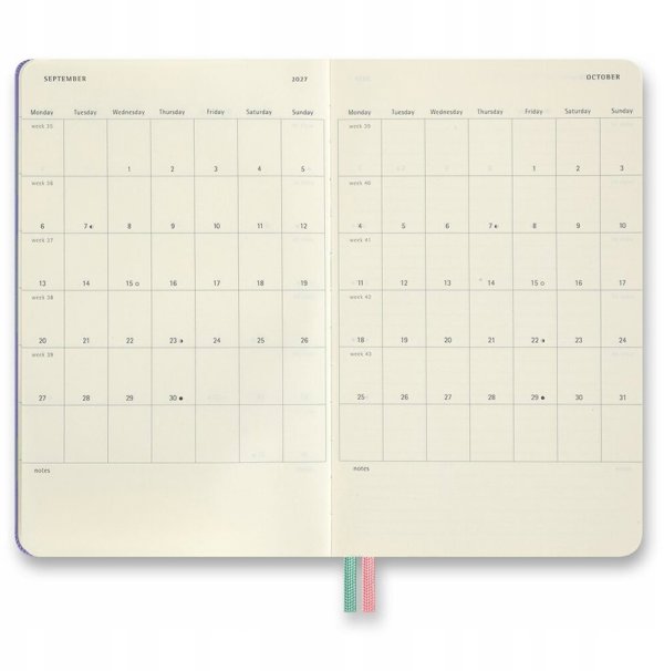 Moleskine Kalendarz tygodniowy MOLESKINE 2026 Alice, 18M, L, 13x21cm