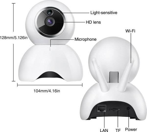 Κάμερα IP Sonoff Κάμερα IP Sonoff GK-200MP2-B, WiFi, 1080p