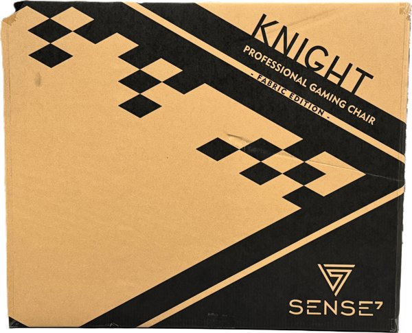 Καρέκλα Gaming SENSE7 Knight Εργονομική Υφασμάτινη Μαύρο-Γκρι