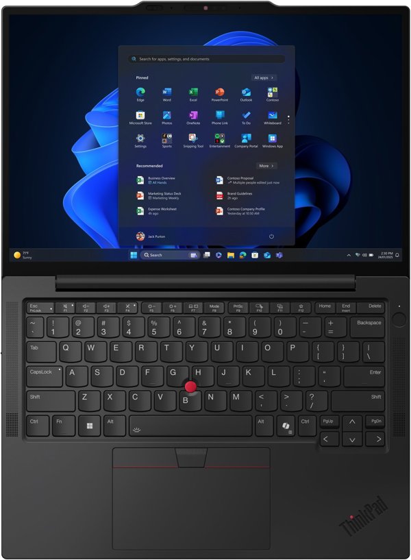 Lenovo ThinkPad X13 Gen 6 21RK - 180deg-Scharnierdesign - Intel Core Ultra 5 225U - Win 11 Pro - Intel Graphics - 16 GB RAM - 512 GB SSD TCG Opal Encryption 2, NVMe - 33.8 cm (13.3") IPS 1920 x 1200 - NFC, Wi-Fi 6E, Bluetooth - 4G - Schwarz - kbd: Deut