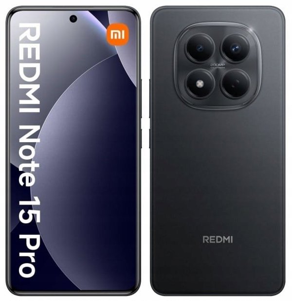 Smartfon Xiaomi Redmi Note 15 Pro 4G - 12/512GB czarny