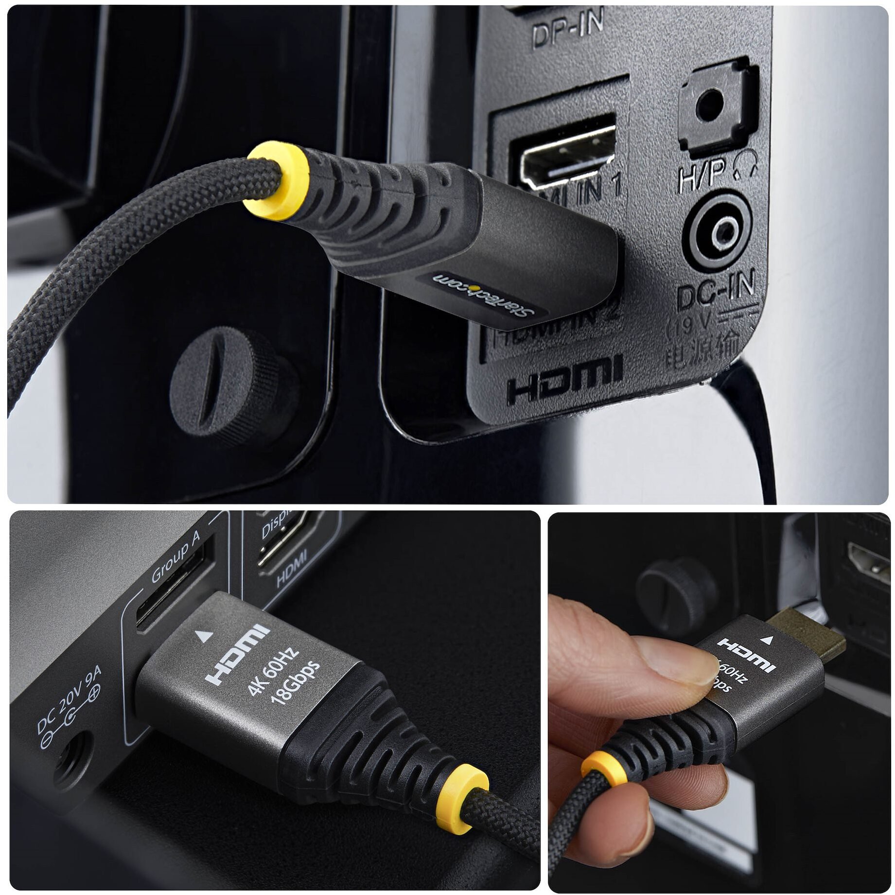Kabel StarTech 2M HDMI 2.0 cable 4K 60HZ/. (HDMI2-FLEX-4K60-2M)