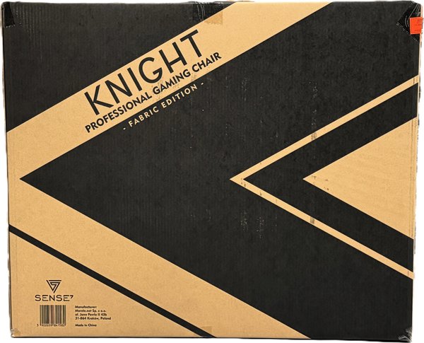 Καρέκλα Gaming SENSE7 Knight Εργονομική Υφασμάτινη Μαύρο-Γκρι